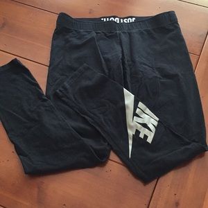 Nike “JUST DO IT” cotton leggings